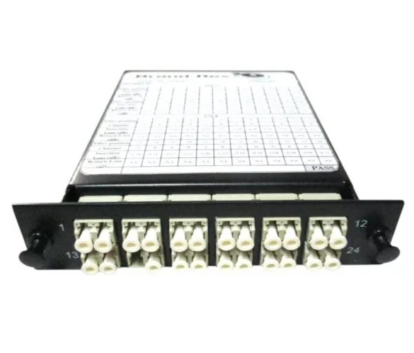 BRAND REX MTMLGXLCOM324 LGX MODULE 2XMPO 24 LC OM3 PATCH PANEL - Image 3