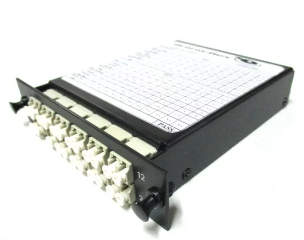 BRAND REX MTMLGXLCOM324 LGX MODULE 2XMPO 24 LC OM3 PATCH PANEL - Image 4