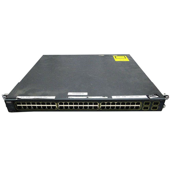 C1 Cisco Cisco Catalyseur 3560G PoE-48 WS C3560G 48TS S V02 100443 00 18 4A Ba 