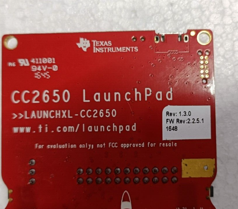 Texas Instrument LAUNCHXLCC2650 Board ZigBee Bluetooth Wireless MCU