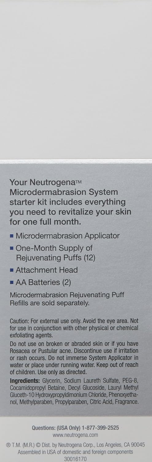 Neutrogena Microdermabrasion Starter deals Kit