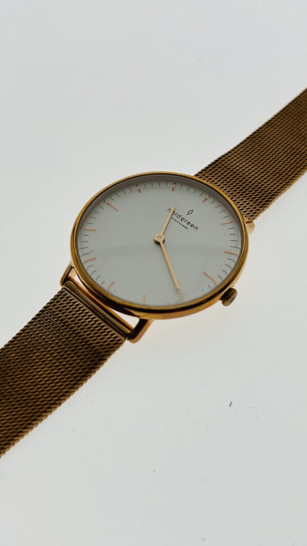 Nordgreen H2008563 Native Litte Gold & Leather Strap Unisex Analog Watch with Strap - Image 5