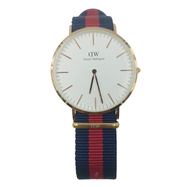 Daniel Wellington Silicone Classic Men White Round Dial Analog Watch- DW00100001 Rose Gold Band - Image 10