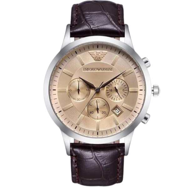 Emporio Armani Renato Analog Beige Dial Men's Watch-AR2433