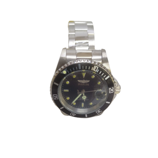 Invicta 8926OB Stainless Steel Pro-Diver Analog Black Dial Silver Strap Men's Watch 8926OB - Image 6