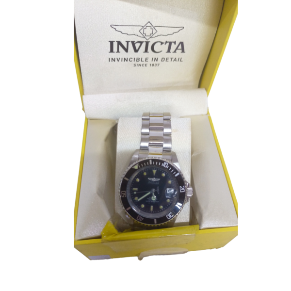 Invicta 8926OB Stainless Steel Pro-Diver Analog Black Dial Silver Strap Men's Watch 8926OB - Image 7