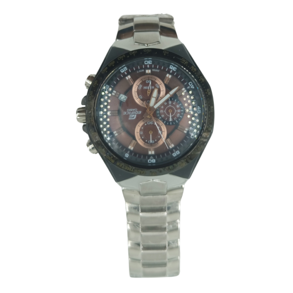 Casio Analog Multi Color Dial Stainless Steel Men's Wrist Watch EF-534 - Image 4