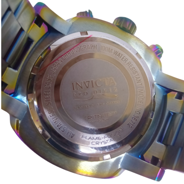 Invicta 36712 Mens Watch Iridescent Bracelet PRO DIVER Black Dial with Tags - Image 7