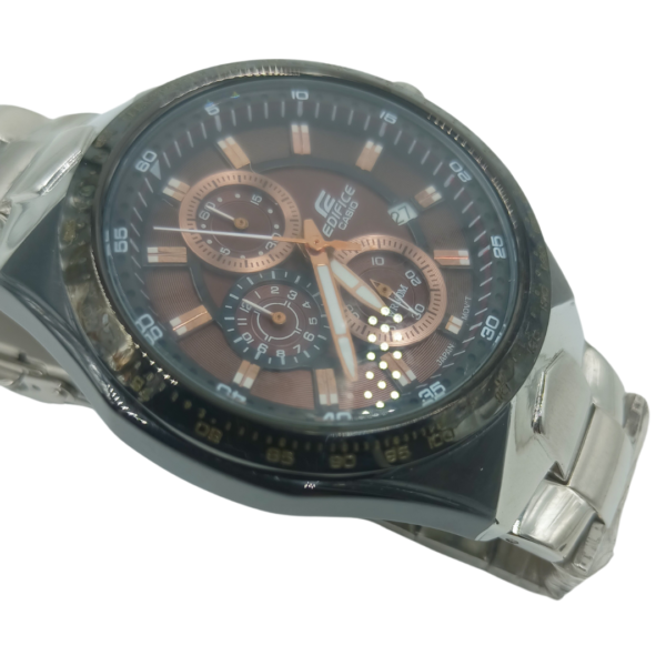 Casio Analog Multi Color Dial Stainless Steel Men's Wrist Watch EF-534 - Image 2