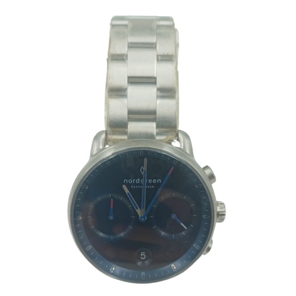 Nordgreen Scandinavian Design Watch Analogue Quartz Anthracite Blue Dial Interchangeable Straps G1016322 - Image 7