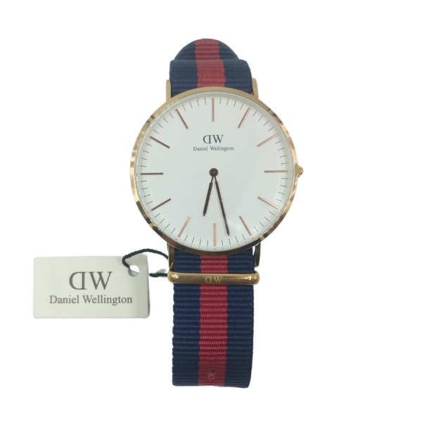 Daniel Wellington Silicone Classic Men White Round Dial Analog Watch- DW00100001 Rose Gold Band - Image 11