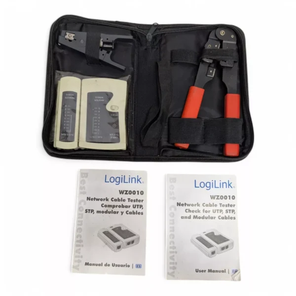 Logilink WZ0010 Cable Tester with Remote Unit for RJ11. RJ12 and RJ45