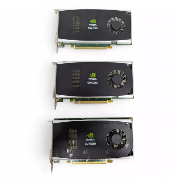 3 X HP NVIDIA Quadro FX 1800 768MB GDDR3 PCIe x16 Graphics Card P/N: 519296-001