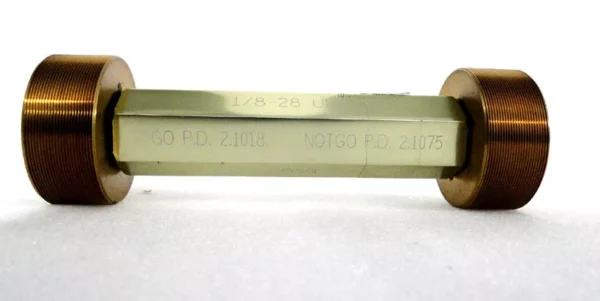 2 1/8-28 UNS-2B Thread Plug Gauge - GO/NO GO Precision Measuring Tool - Image 8