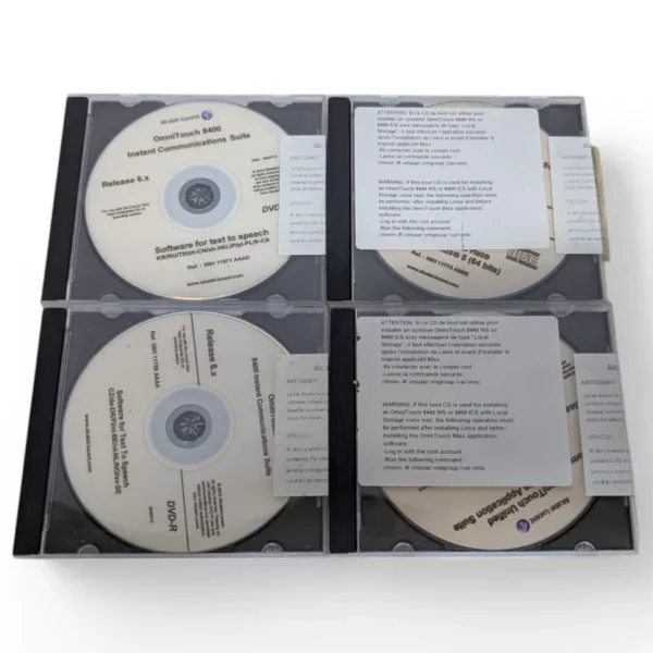 Alcatel-Lucent OmniTouch 8400 ICS Text-To-Speech R6.x Software CD Total 14 Discs - Image 3