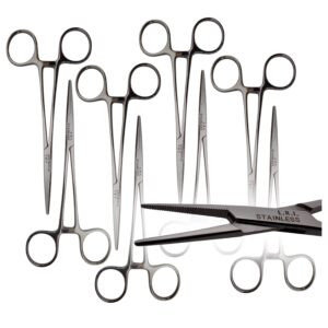 L.R.I. Straight Hemostat Forceps