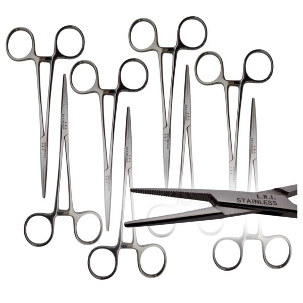 L.R.I. Straight Hemostat Forceps
