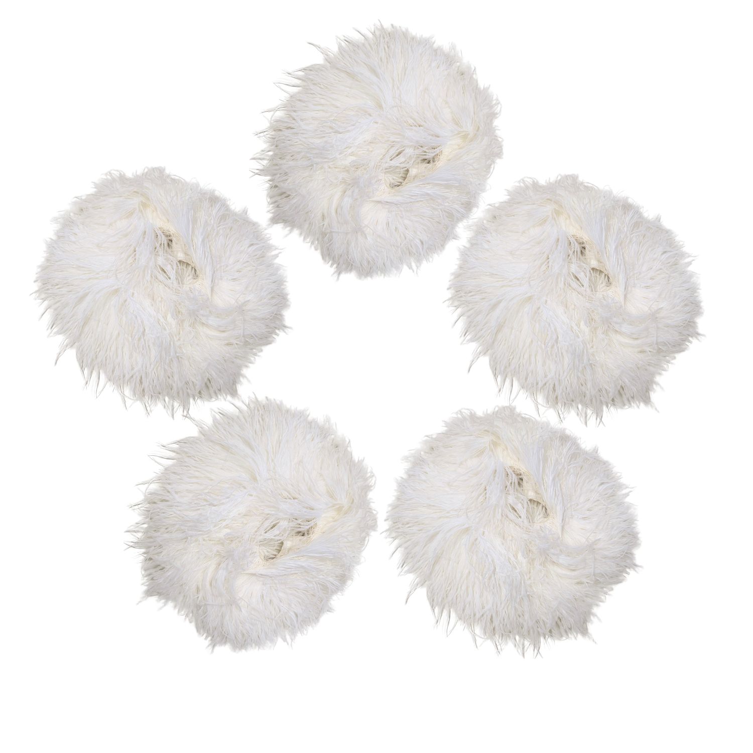 Ostrich Feather White